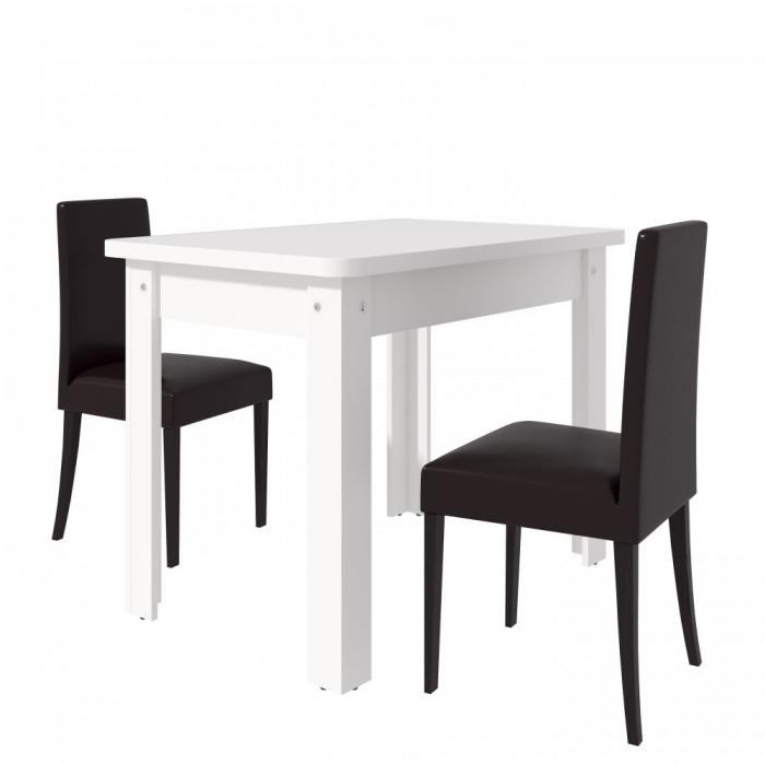 Masa Bucatarie KC-6 Ro Alb 100x67x77 cm [3]