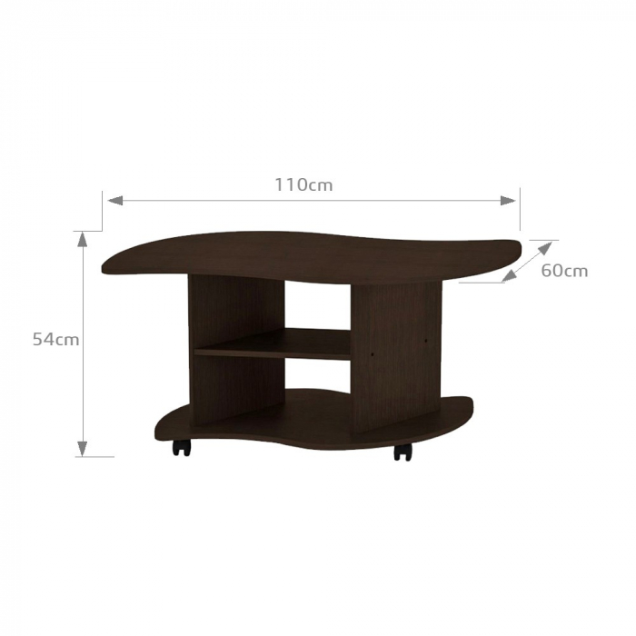 Masa De Cafea Viraj Ro,110x60x54 cm, Wenge [5]