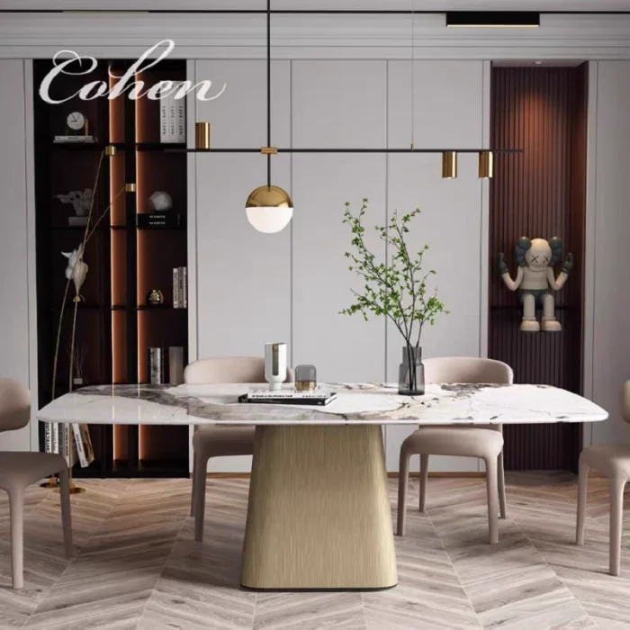 Masa dining 627 marmura alba 1800*900*750 [2]