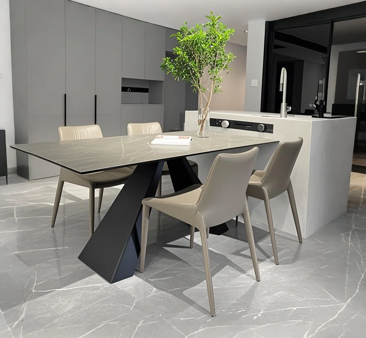 Masa Dining 892 1600x800x750 Antracit [2]