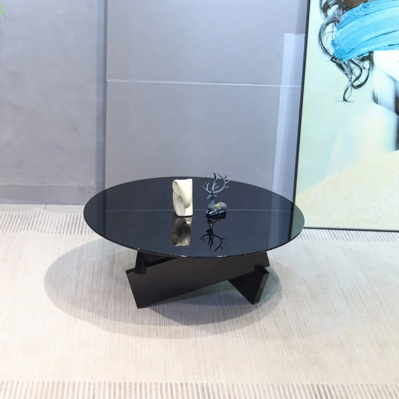 Masuta cafea Glass 4 Sticla+mdf 70x70x31cm [4]