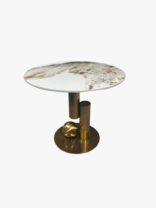 Masuta Cafea Gaia 60x50h cm Gold [2]