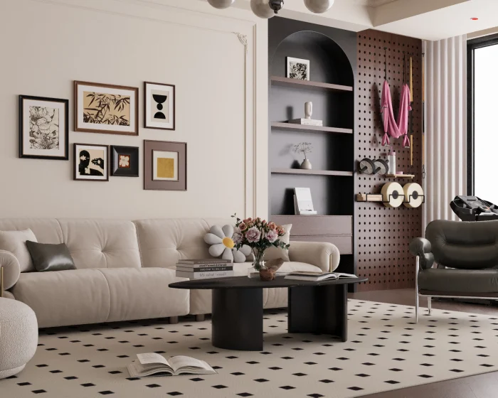 MASUTA CAFEA VEGA METAL+MARMURA 140x70x40cm [5]