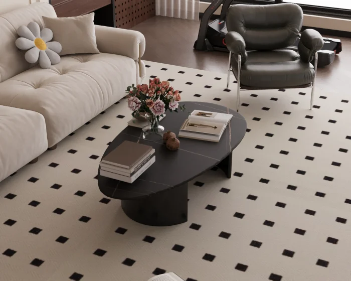 MASUTA CAFEA VEGA METAL+MARMURA 140x70x40cm [6]