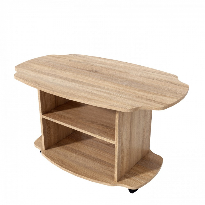 Masuta De Cafea Twist Ro,100x60x54 cm, Sonoma [4]