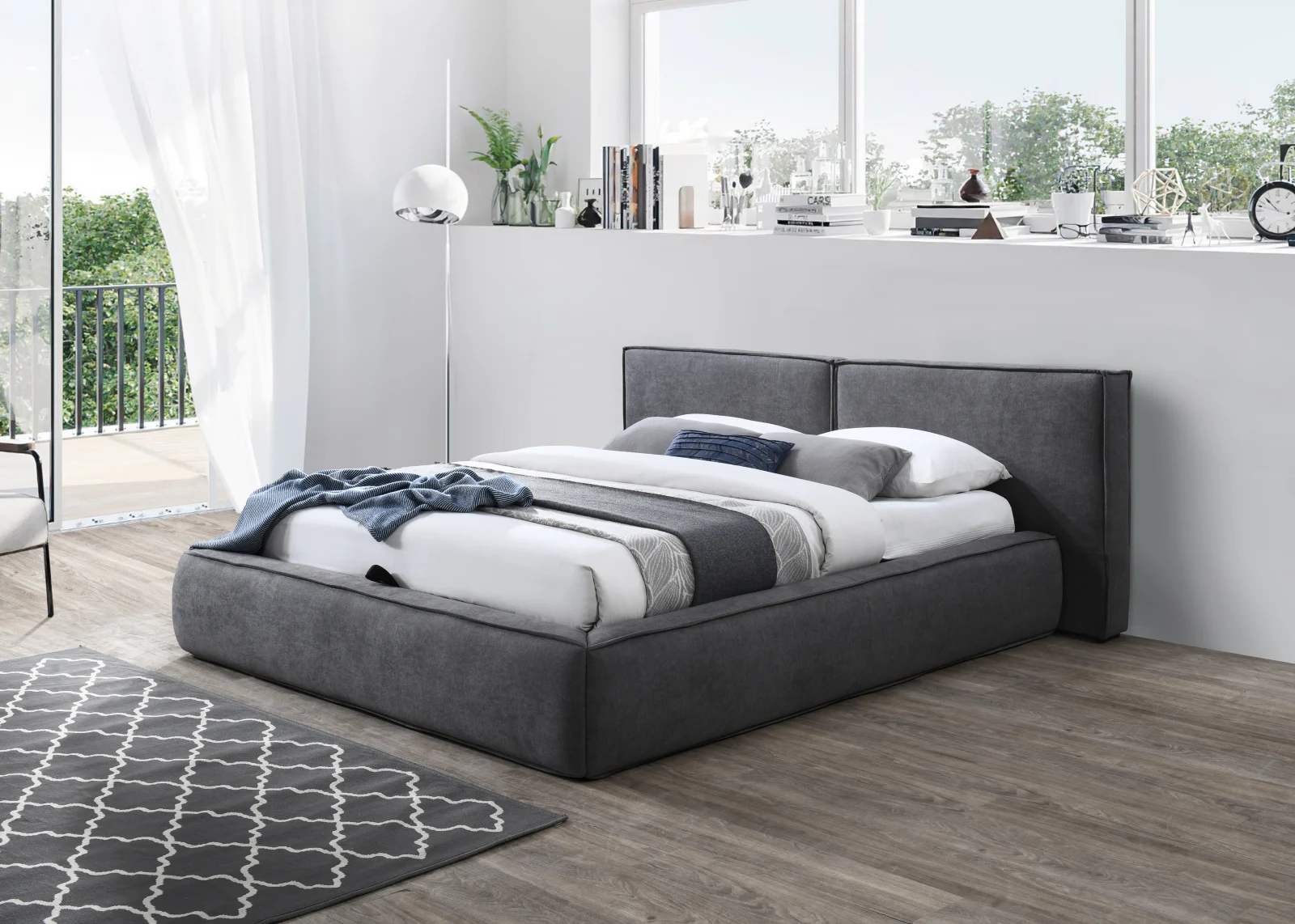 Pat Tapitat Rabatabil Dream Gri 160x200cm [2]