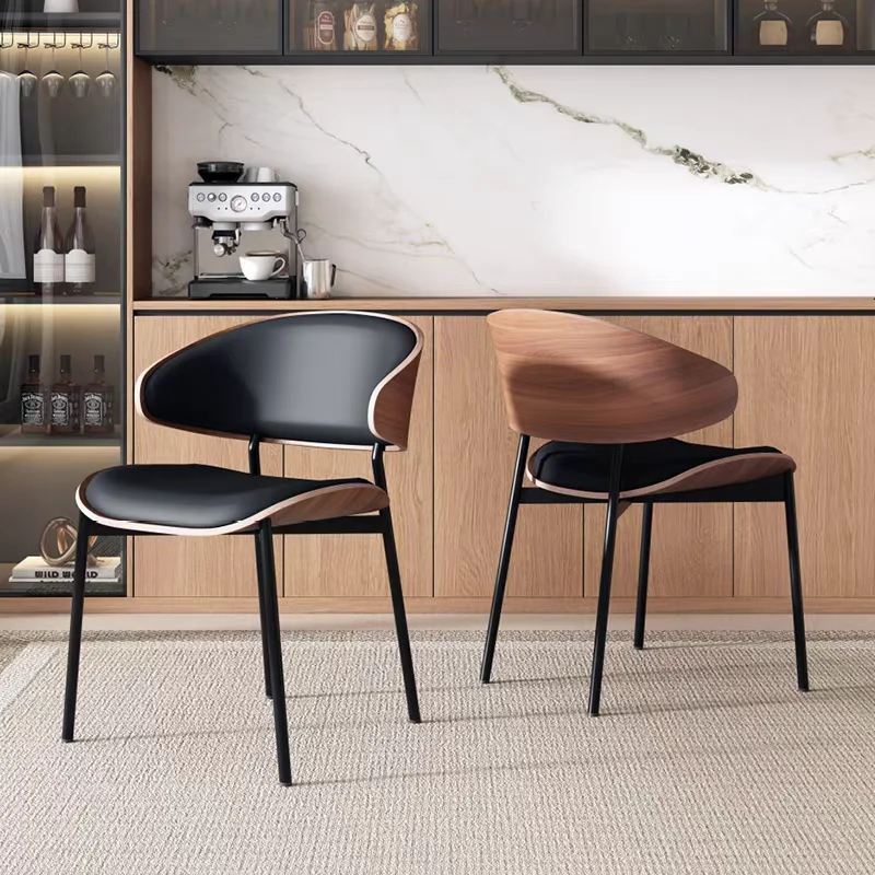 Scaun Tokyo negru+lemn 53x53x76cm [4]