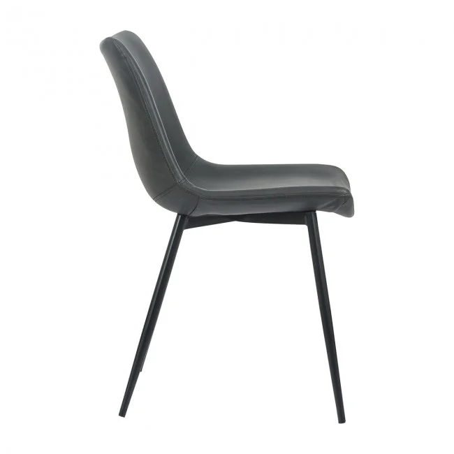 Scaun masa dining piele eco,negru 52*82*45 [4]
