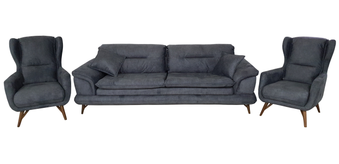 Set canapea cu fotolii Gri [1]