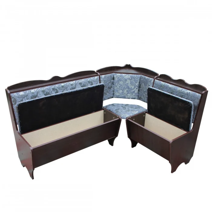 Set coltar bucatarie Rodos + Masa extensibila si 2 Tabureti wenge [3]