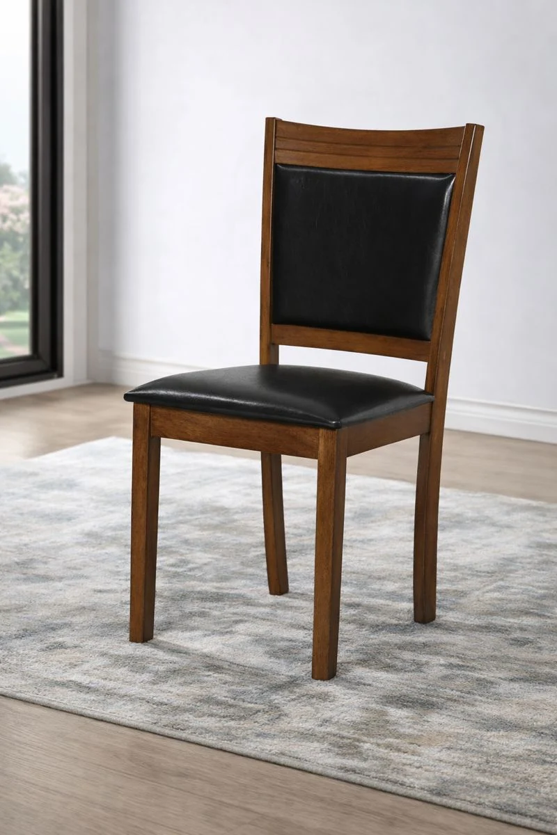 Set Masa Extensibila +6 Scaune Wood 4 Lemn [2]