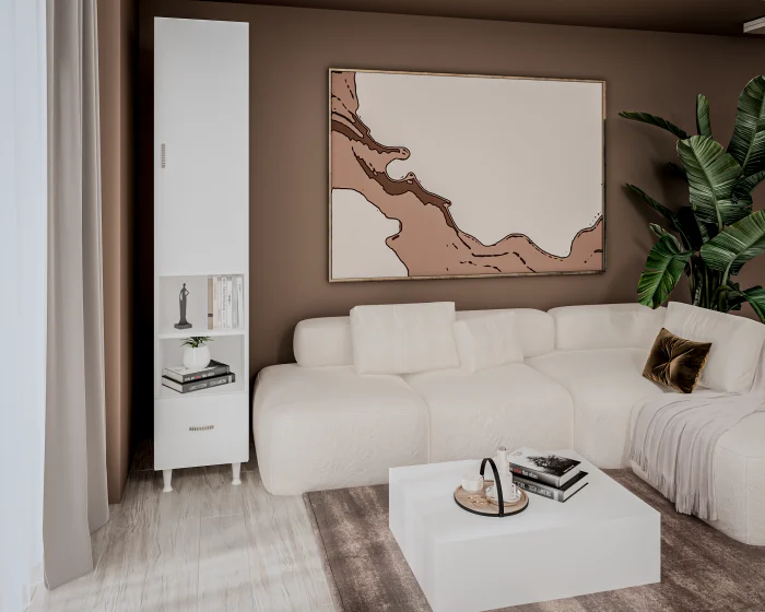 Soldat 1U-1S,35x35x180 cm,  Alb [2]