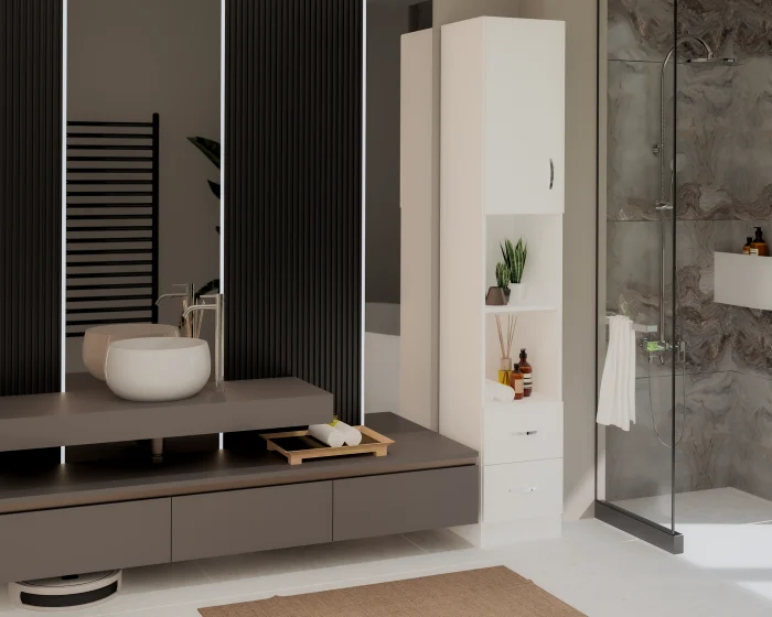 Soldat 1U/2S, 35x35x199 cm, Alb [2]