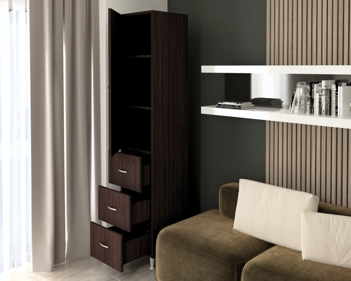 Soldat 35X35X180cm, 1U-3S Wenge [4]