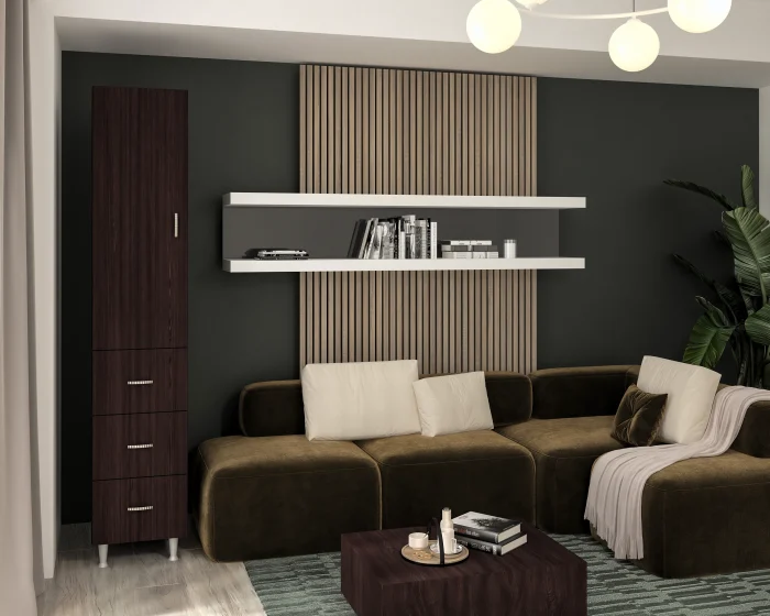 Soldat 35X35X180cm, 1U-3S Wenge [3]