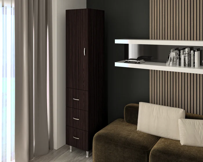 Soldat 35X35X180cm, 1U-3S Wenge [2]