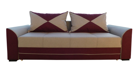 MOBILIER TAPITAT - Canapea extensibila Delia Gri/Bordo