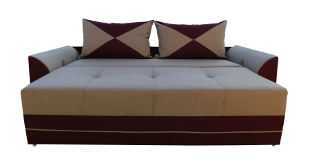 Canapea extensibila Delia Gri/Bordo [2]