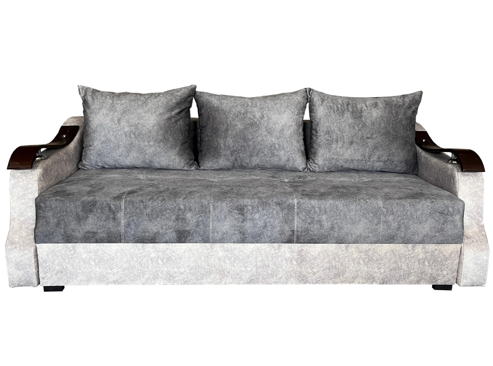 MOBILIER TAPITAT - Canapea Extensibila Dana, 220x100x75 Cm, Paris Gri