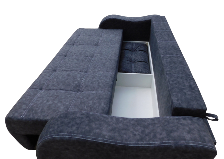 Canapea extensibila Laura Gri Inchis [3]