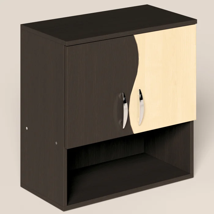 Dulapuri - Corp superior PAULA , 60x30x60cm, wenge / mesteacan