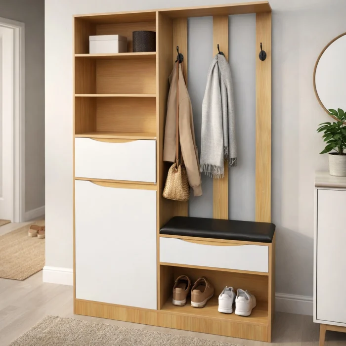 Cuiere - Cuier Luxor Cires Alb 120x30x200 cm