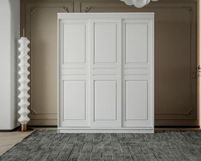 MOBILIER DORMITOR - Dressing BD05 Alb, 160x55x200cm