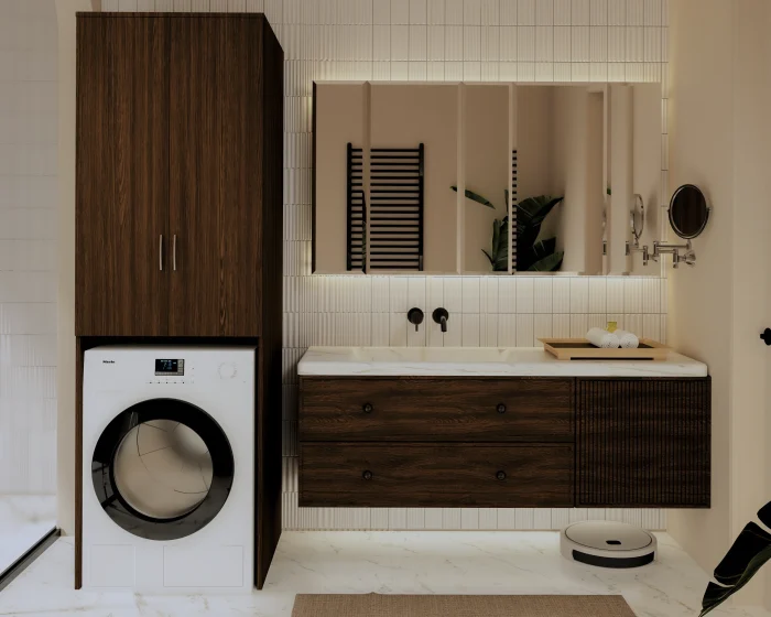 Dulap - Dulap MS 2U Polite, 65x60x199 cm, Wenge