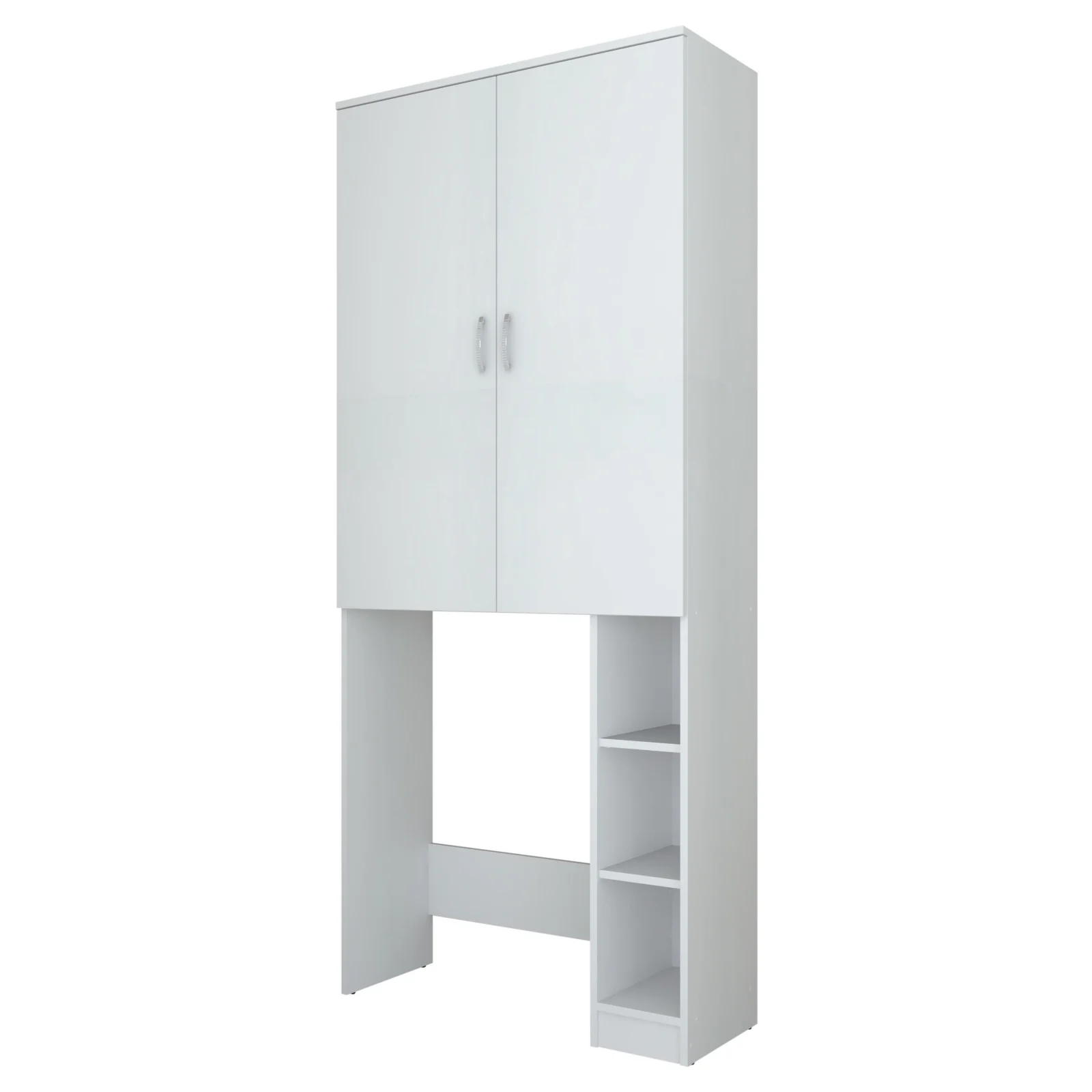 Dulap MS, 85x35x199 cm, Alb [3]