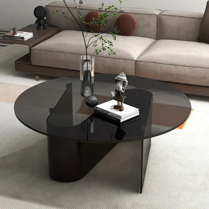 Masute - MASUTA CAFEA GLASS 1 STICLA NEAGRA SECURIZATA