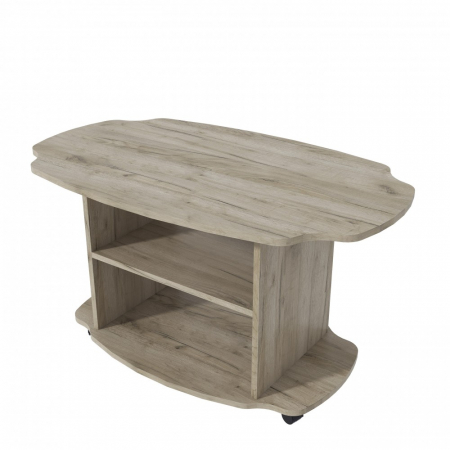 Masuta de Cafea Twist Ro,100x60x54 cm, K002 Stejar [3]