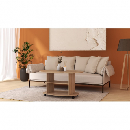 Masuta De Cafea Twist Ro,100x60x54 cm, Sonoma [0]