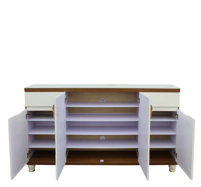 Pantofar MDF Linea crem deschis 160x33x99 cm [2]