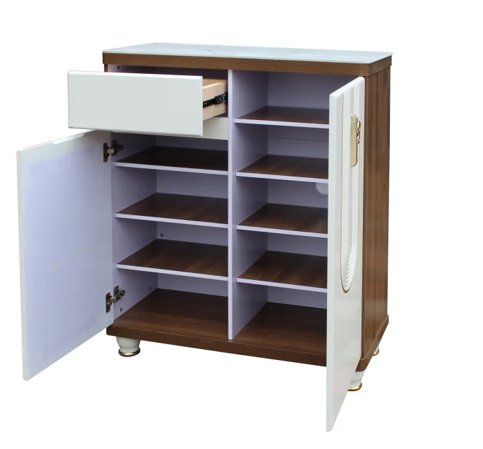 Pantofar MDF Linea crem deschis 80x33x99 cm [2]