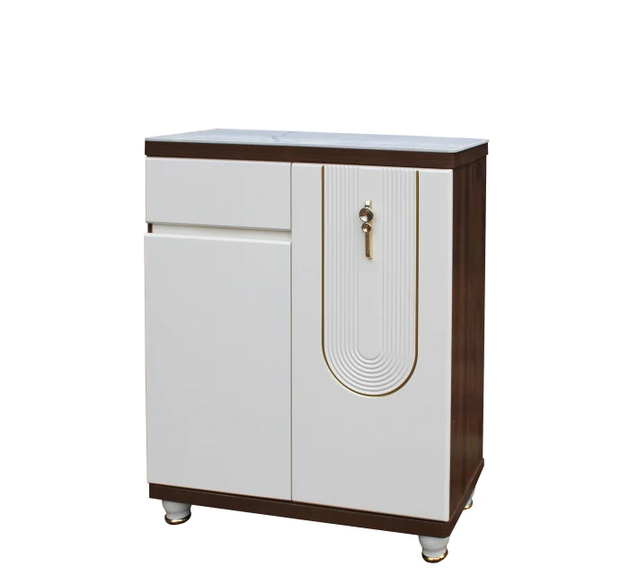 Pantofar MDF Linea crem deschis 80x33x99 cm [1]