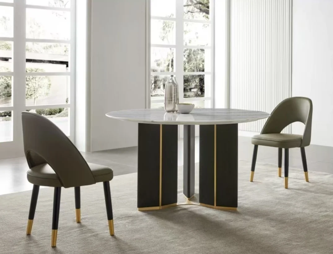 Mese si Scaune - Scaun Dining Moon Gri 50x52x85 cm