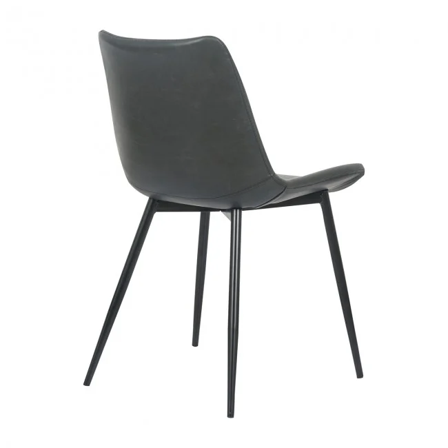 Scaun masa dining piele eco,negru 52*82*45 [2]