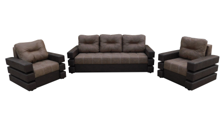 Canapele - Set canapea cu fotolii Morgan Ciocolata