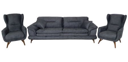 Canapele - Set canapea cu fotolii Gri