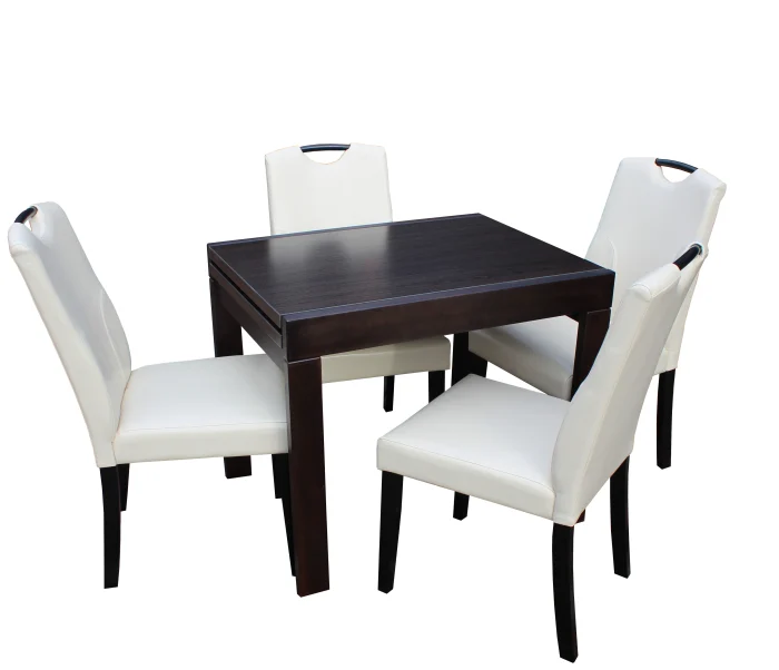 Mese si Scaune - Set masa KORS cu 4 Scaune 6002 Wenge Crem