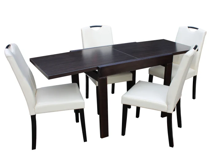 Set masa KORS cu 4 Scaune 6002 Wenge Crem [1]