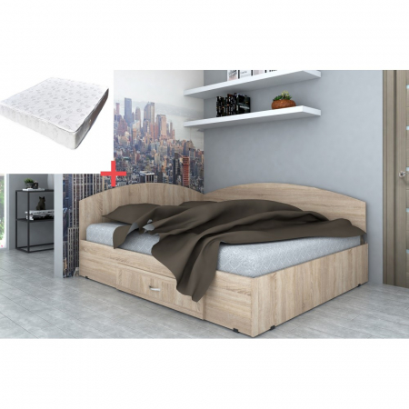 Produse - Set Pat Colt 90 + Saltea Torino, Sonoma