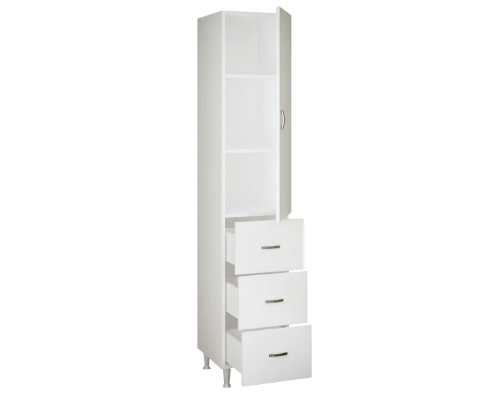 Soldat 35 1U/3S, 35x35x180 cm, Alb [4]