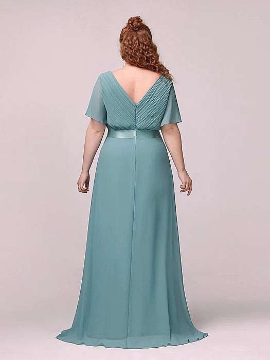 Rochie Valeria Blue Plus Size [2]