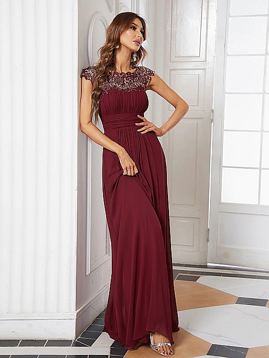 Rochii Iulia Burgundy [5]