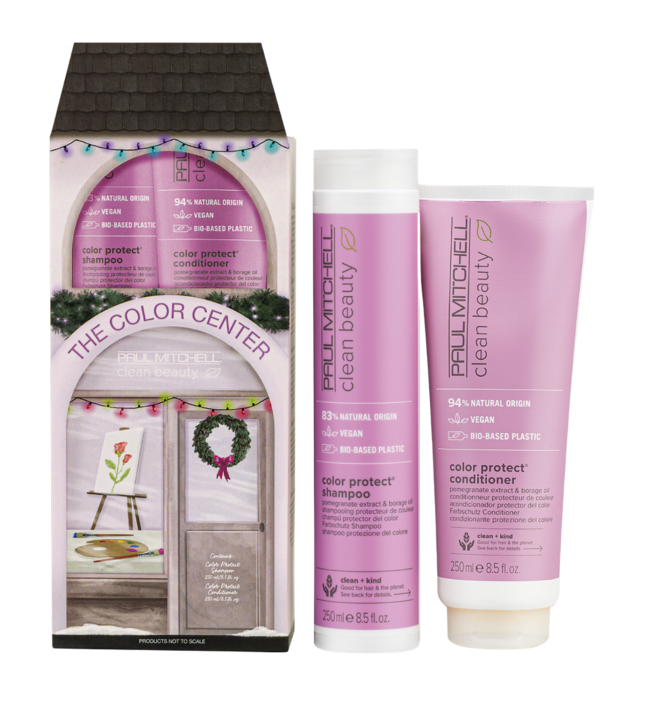 GIFT COLOR PROTECT CLEAN BEAUTY SET - ȘAMPON 250 ML+BALSAM 250 ML+ DETANGLER COMB - PMGIFT COLOR PROTECT CLEAN BEAUTY SET - ȘAMPON 250 ML+BALSAM 250 ML+ DETANGLER COMB - PM [1]