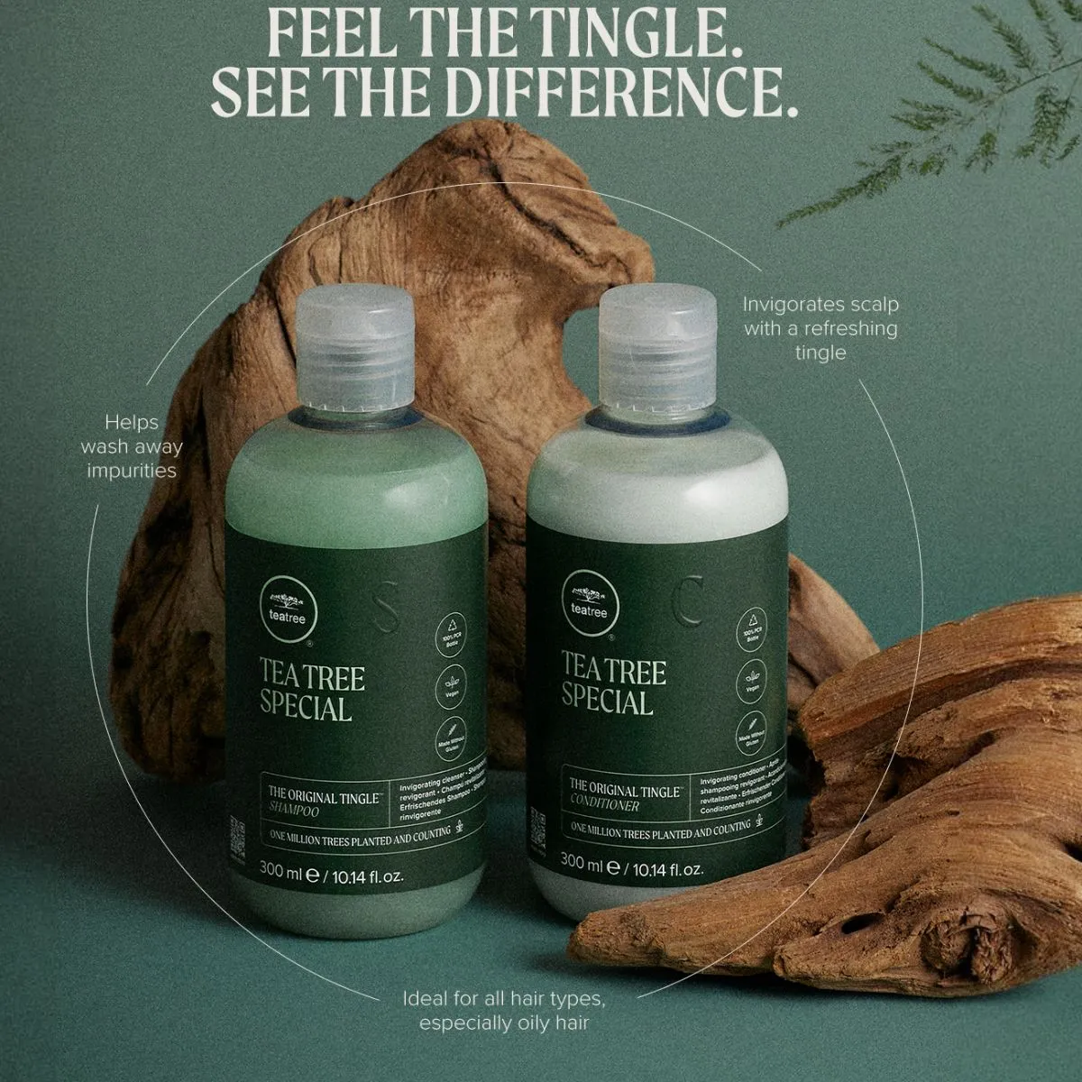 TEA TREE SPECIAL CONDITIONER, BALSAM REVIGORANT PENTRU PAR SI SCALP - 300 ml [2]