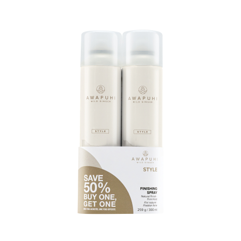Styling - PACK DUO FINISHING HAIRSPRAY 307ML 2 buc, FIXATIVE CU USCARE RAPIDA CE OFERA STRALUCIRE PARULUI
