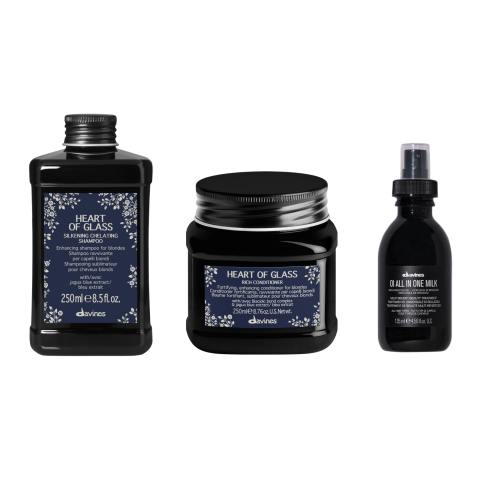Pachete - Beauty Box Davines Heart of Glass + Milk Hair