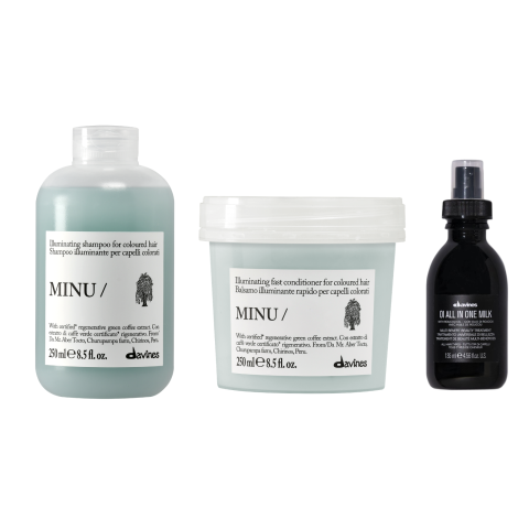 Pachete - Beauty Box Davines Minu + Milk Hair
